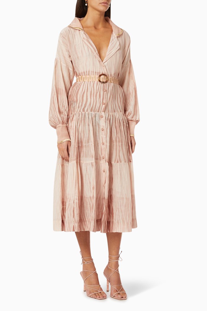

Dreamy Dusky Dress in Cotton Silk, Neutral
