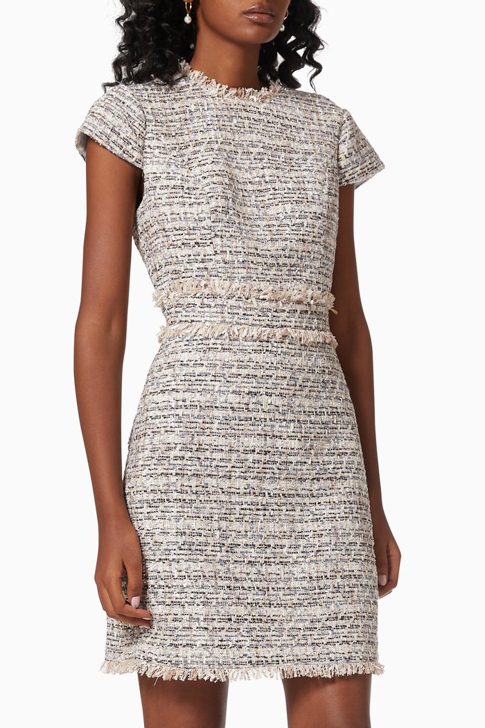 

Renatad Dress in Bouclé, Pink