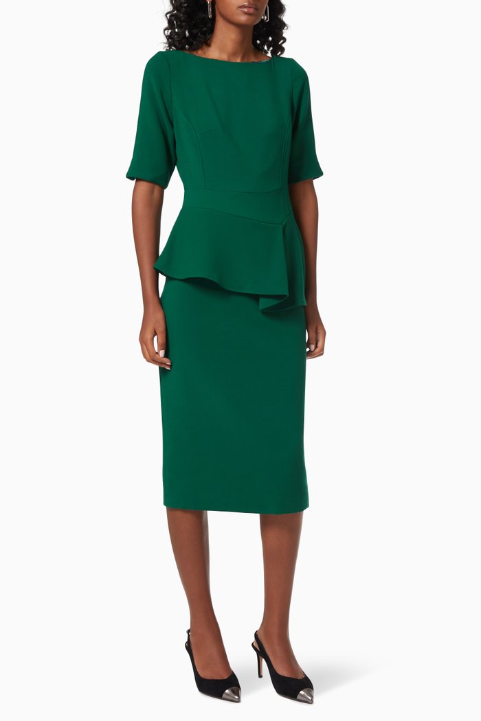 

Romolaa Dress in Viscose Blend, Green