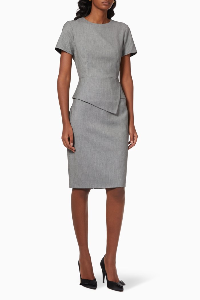 

Janza Dress in Viscose Blend, Grey