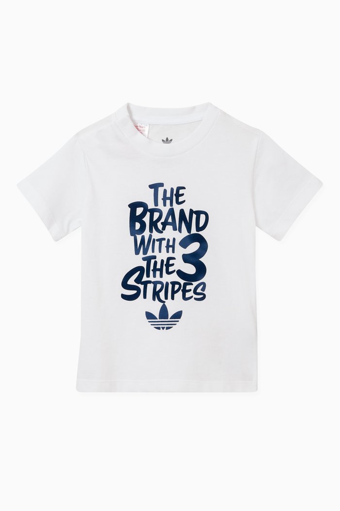 

Graphic Print Camo Jersey T-shirt, White