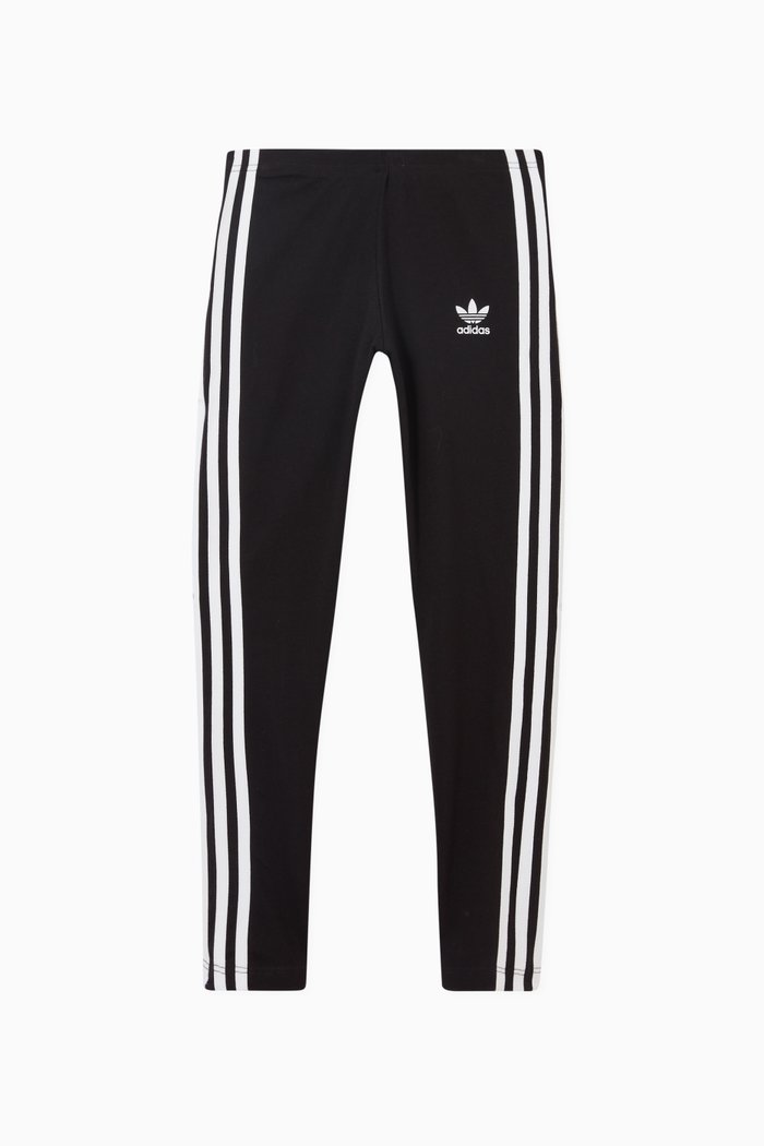 

3-stripes Leggings in Cotton, Black