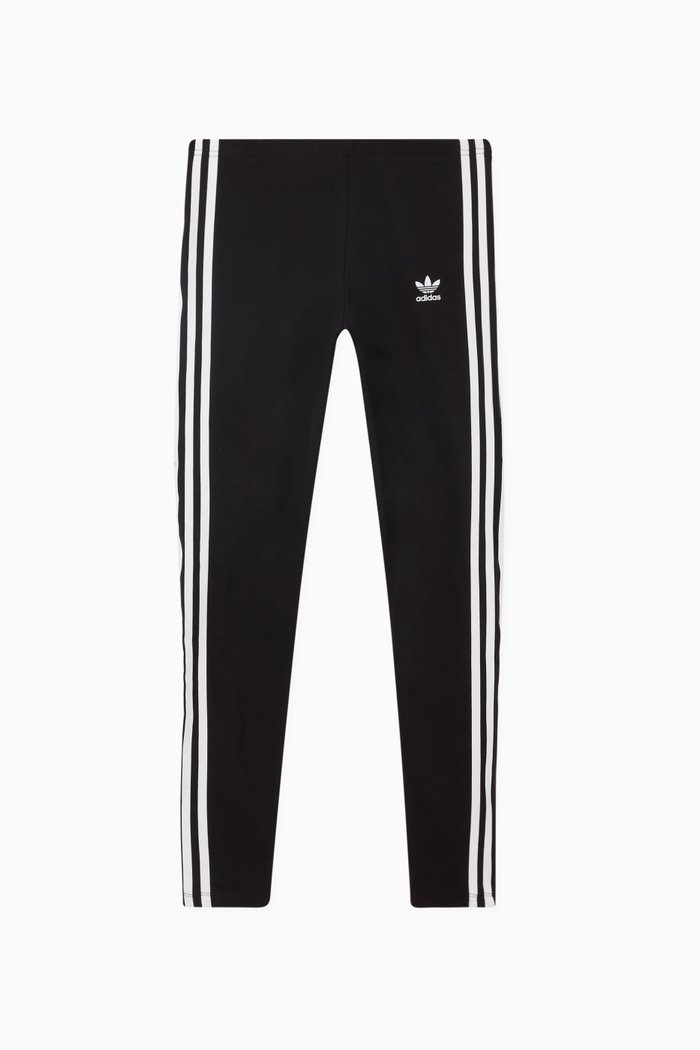 

3-stripes Leggings in Cotton, Black