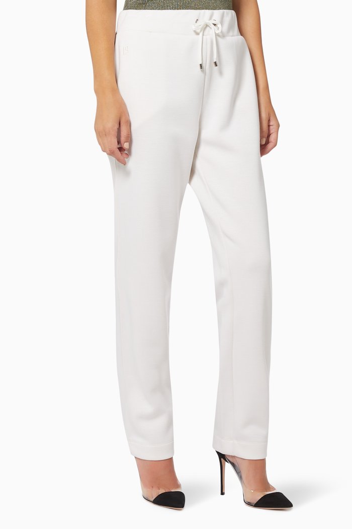 Vveria Joggers in Viscose Jersey, White