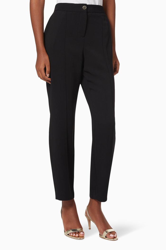 

Raeet Pants in Stretch Viscose, Black