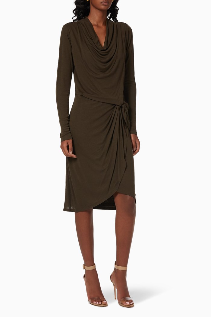

Neyda Dress in Lyocell Jersey, Brown