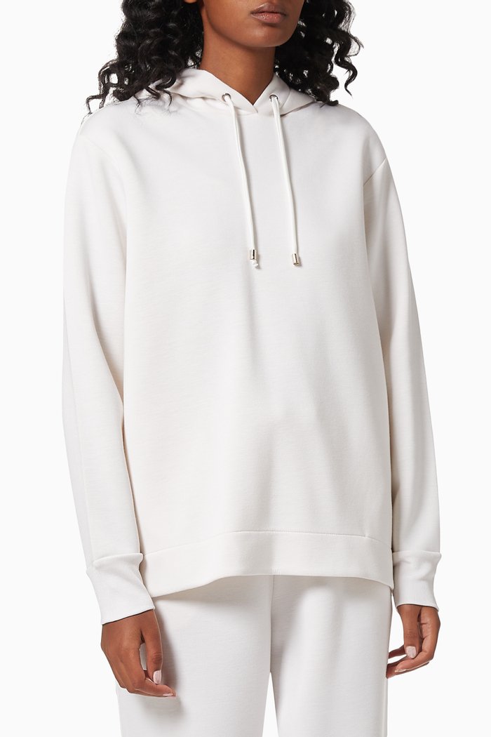 

Kraaken Hoodie in Viscose Jersey, White