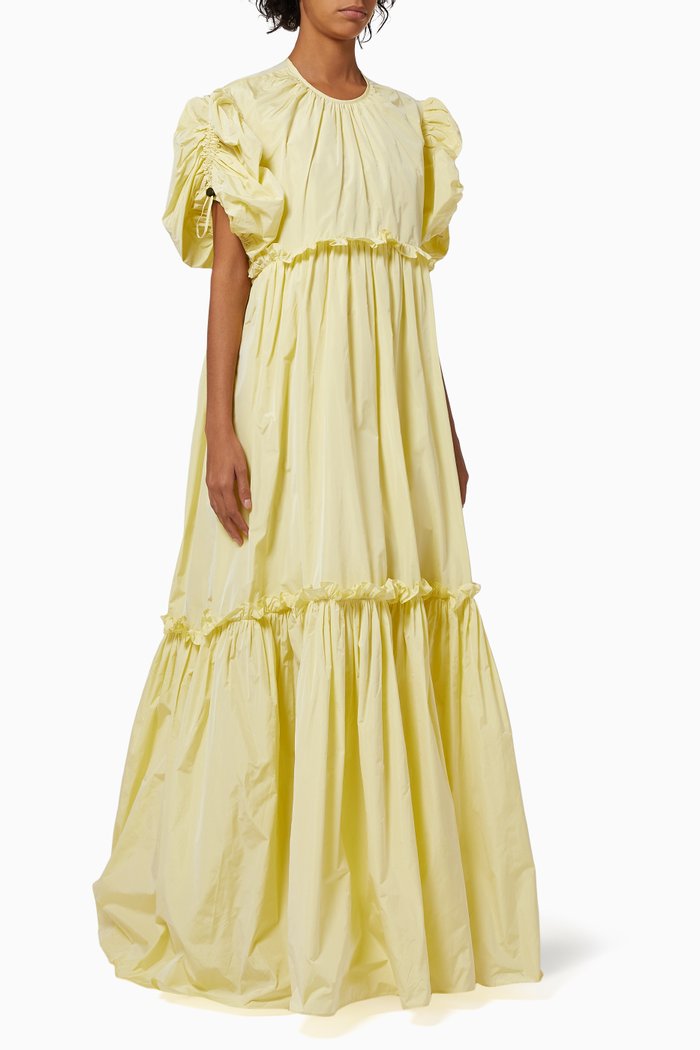 

Liv Cotton Poplin Gown, Yellow