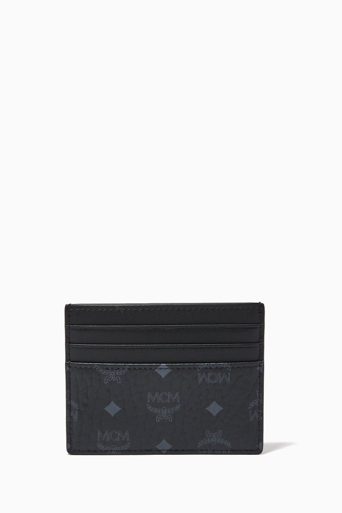 

Mini Money Clip Card Case in Visetos Original, Black