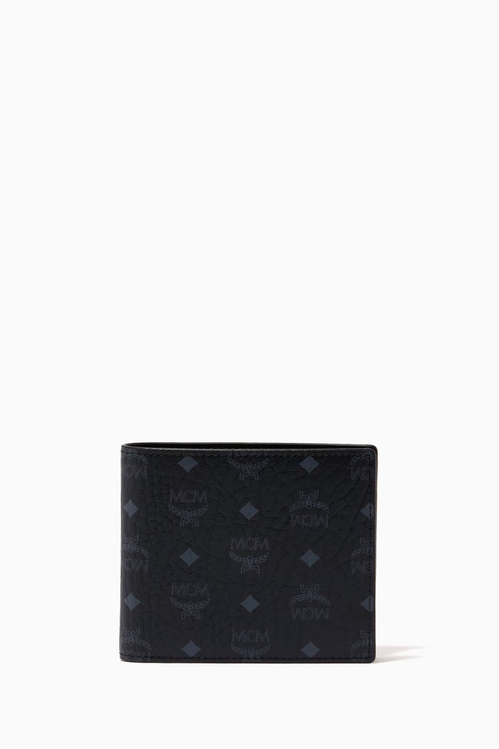 

Small Bi-fold Wallet in Visetos Original, Black