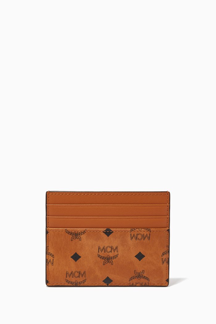 

Mini Money Clip Card Case in Visetos Original, Brown