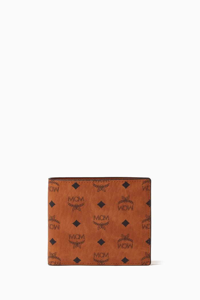 

Small Bi-fold Wallet in Visetos Original, Brown