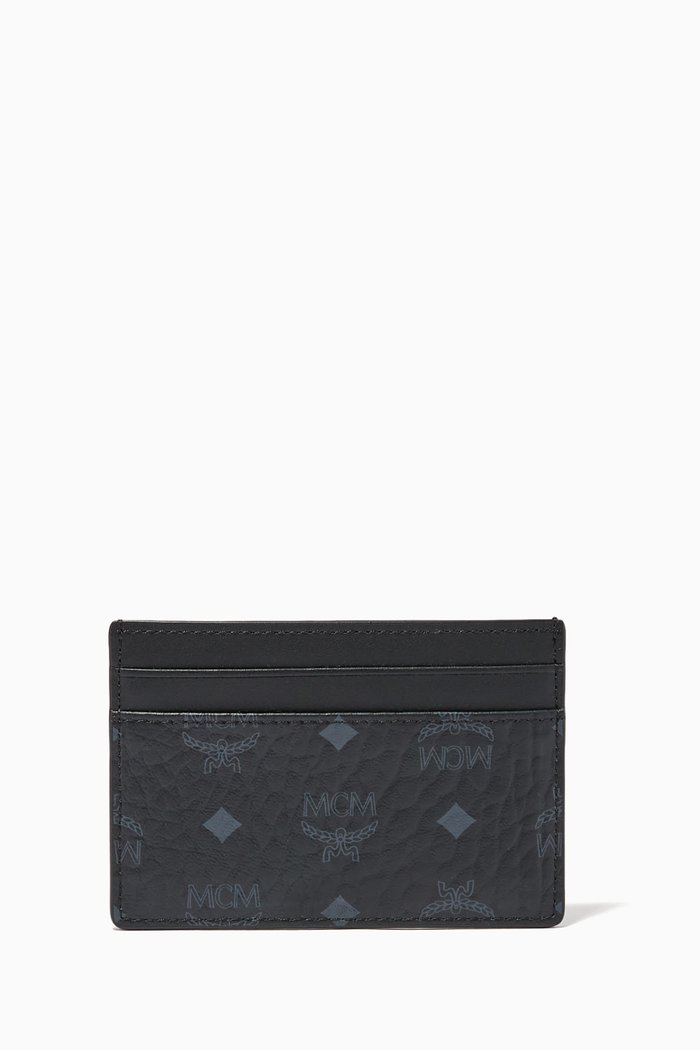 

Mini Card Case in Visetos Original, Black