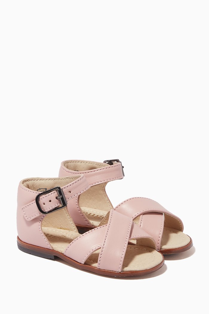 

Athina Sandals in Leather, Pink