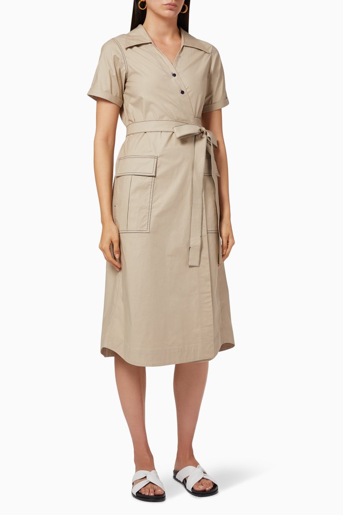 

Karen Wrap Dress, Neutral