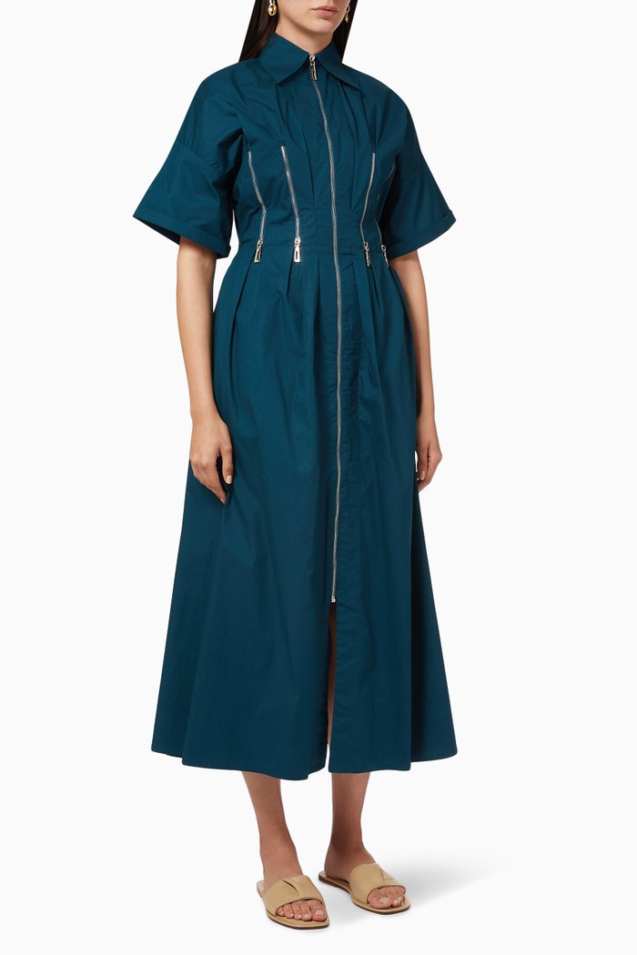 

Parx Zipper Dress, Blue