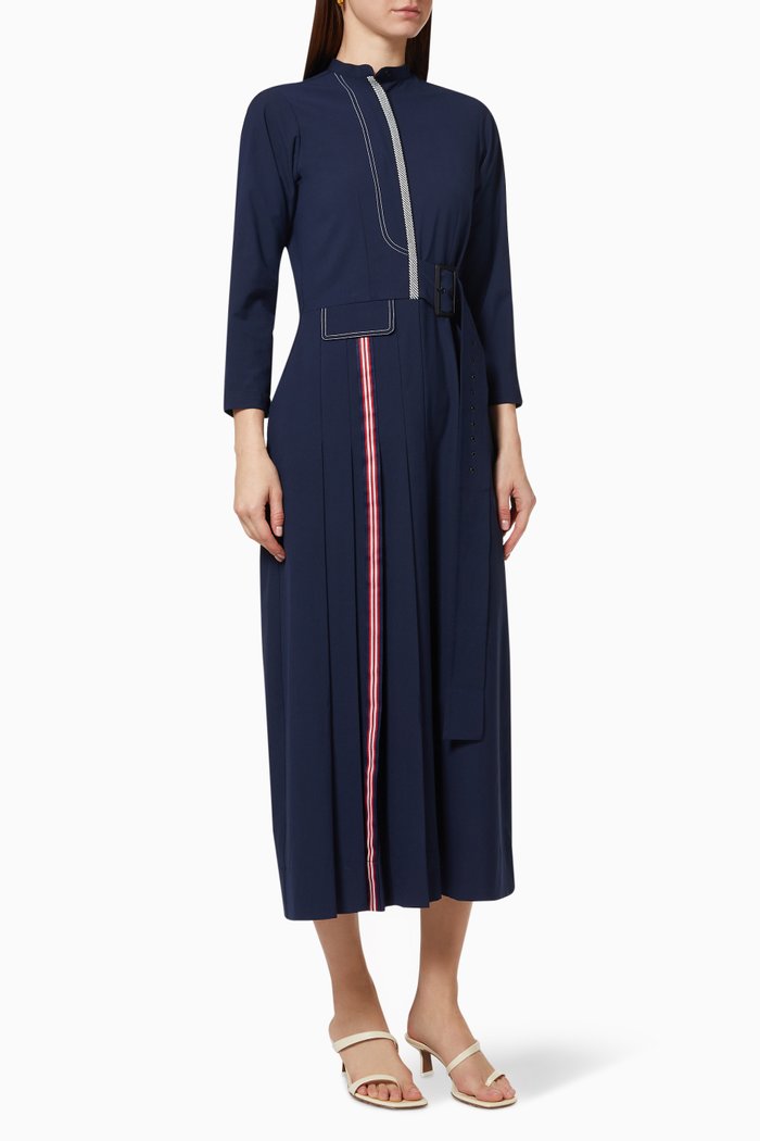 

Valencia Dress in Terry Rayon, Blue