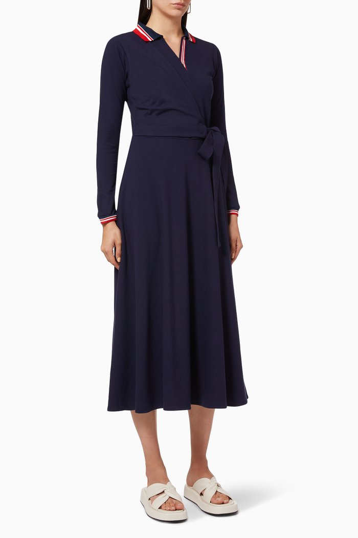 

Darley Cotton Midi Dress, Blue