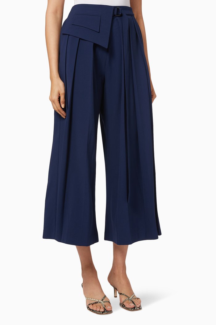 

Penelope Crepe Trousers, Blue