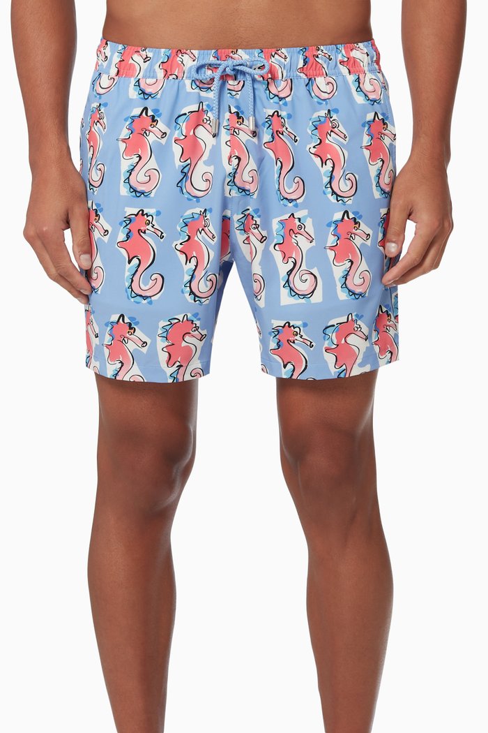 

Arthus Stretch Swim Shorts, Purple