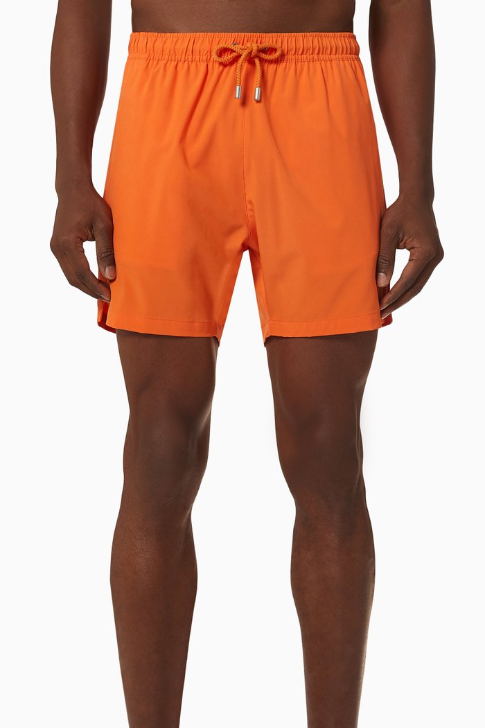 

Arthus Stretch Solid Swim Shorts, Orange
