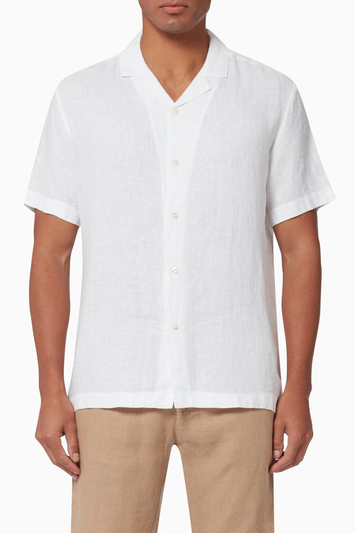 

Mars Shirt in Linen, White