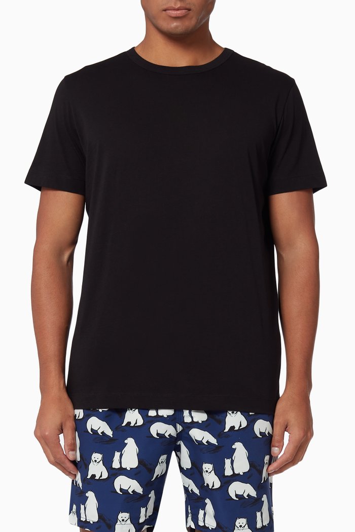 

Ricci T-shirt in Pima Cotton, Black