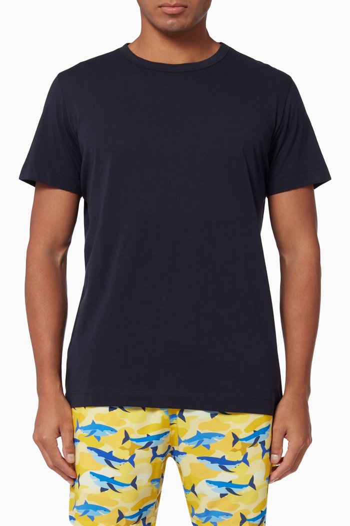 

Ricci T-shirt in Pima Cotton, Blue