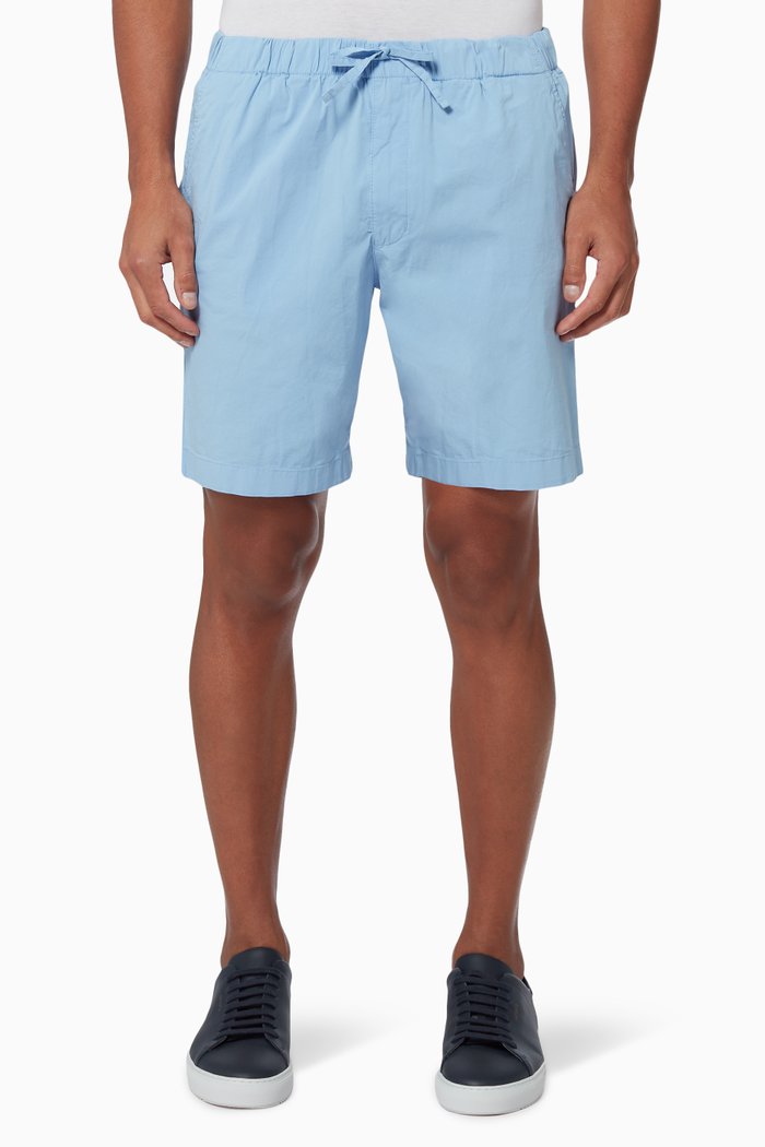 

Chris Club Shorts in Stretch Cotton, Blue