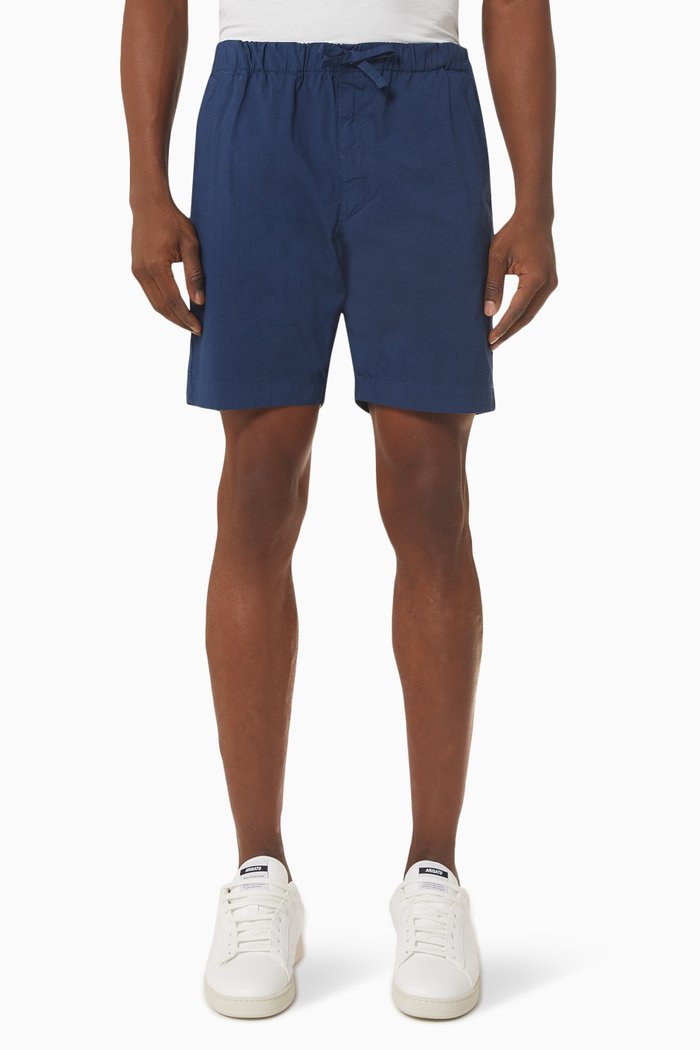 

Chris Club Shorts in Stretch Cotton, Blue