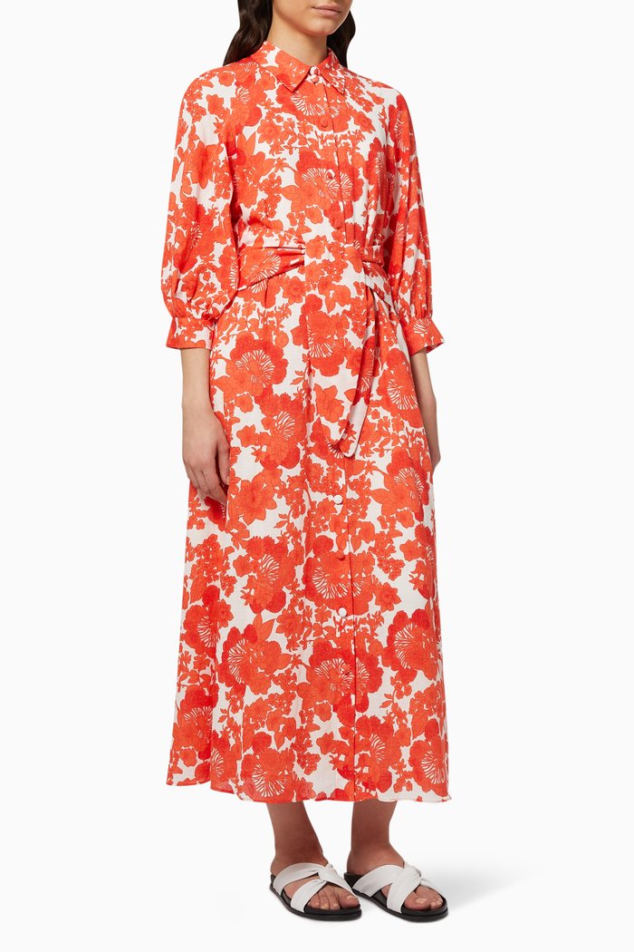 

Irisa Shirt Dress, Orange