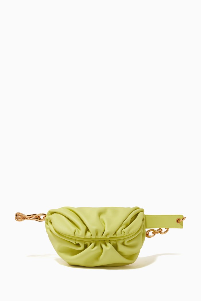 

The Belt Chain Pouch in Nappa Calfskin, Green