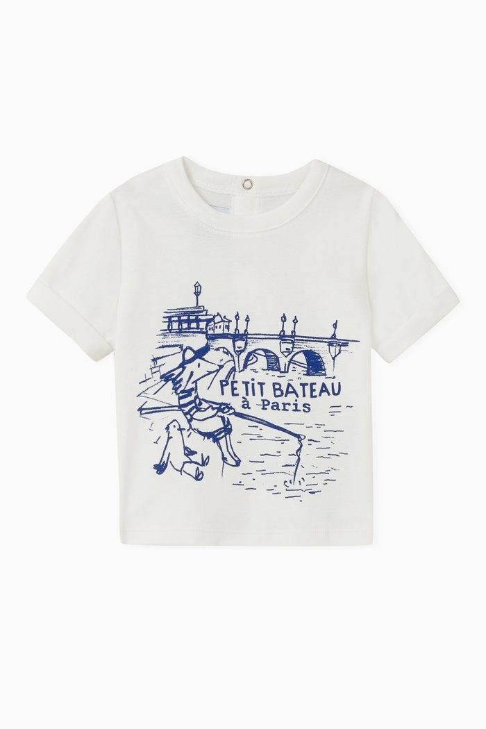 

Logo Graphic Print T-shirt, White