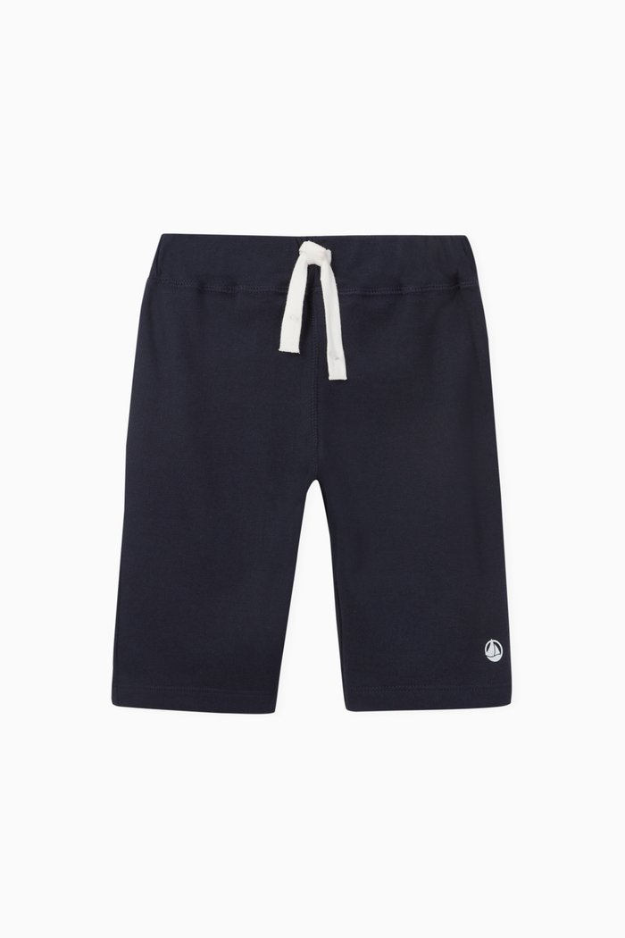 

Bermuda Shorts in Cotton Jersey, Blue