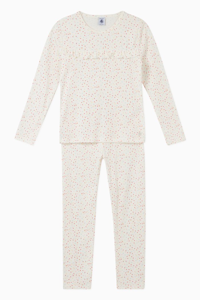 

Polka Dot Cotton Pyjama Set, Multicolour
