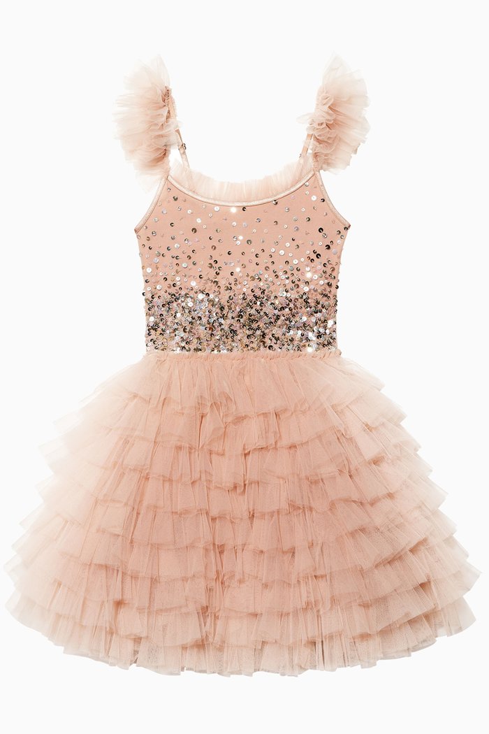 

Cappadocia Tutu Dress in Tulle, Gold