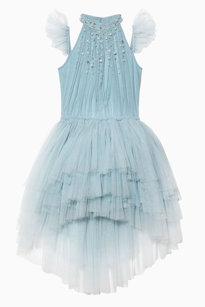 

Holly Tutu Dress in Tulle, Blue