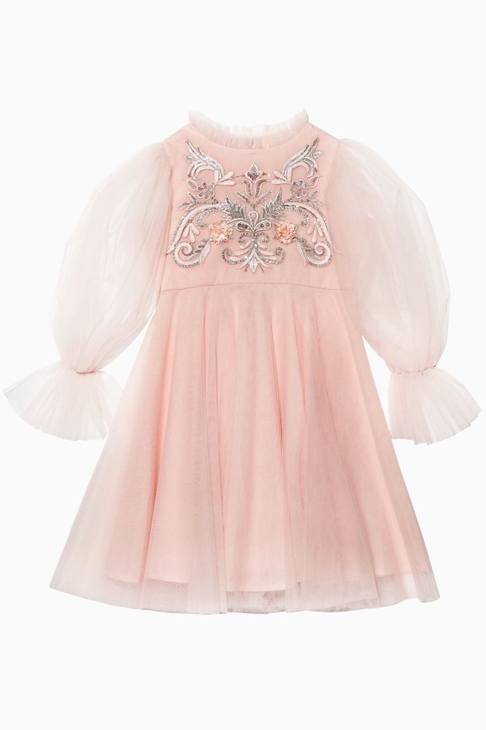 

Baroque Dress in Tulle, Pink