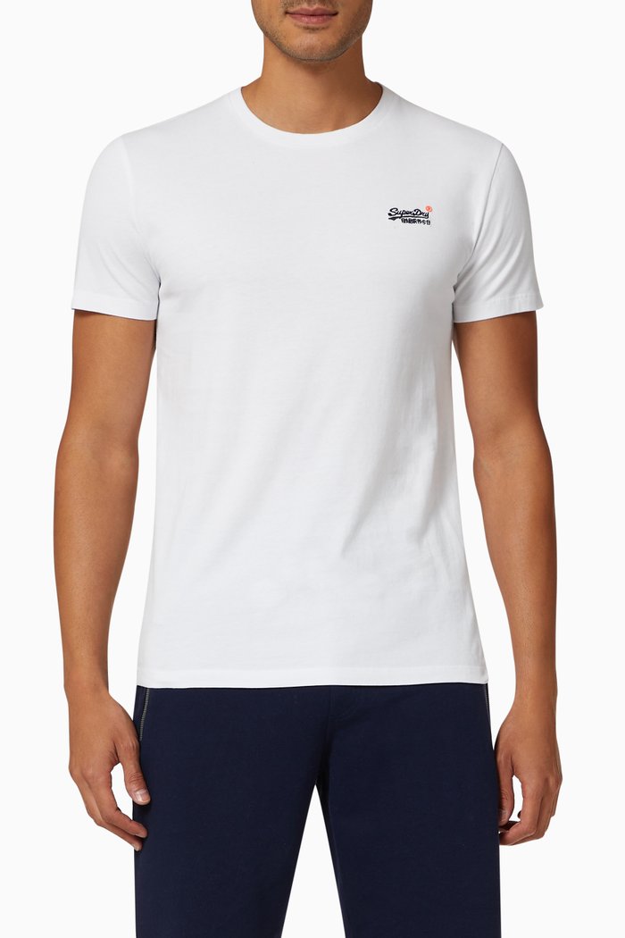 

Orange Label T-shirt in Organic Cotton, White