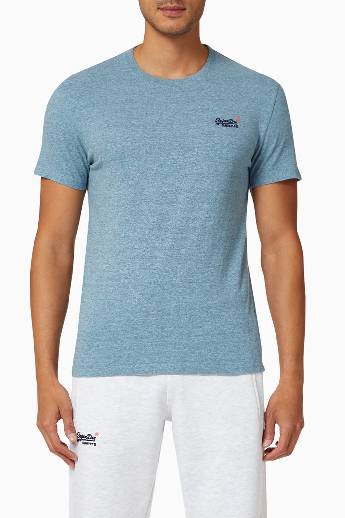 

Orange Label T-shirt in Organic Cotton, Blue