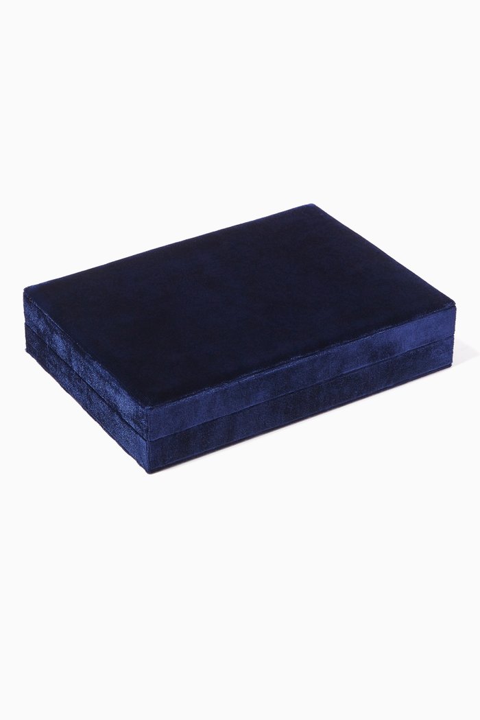 

Trésor Royale Jewellery Box in Velvet, Blue