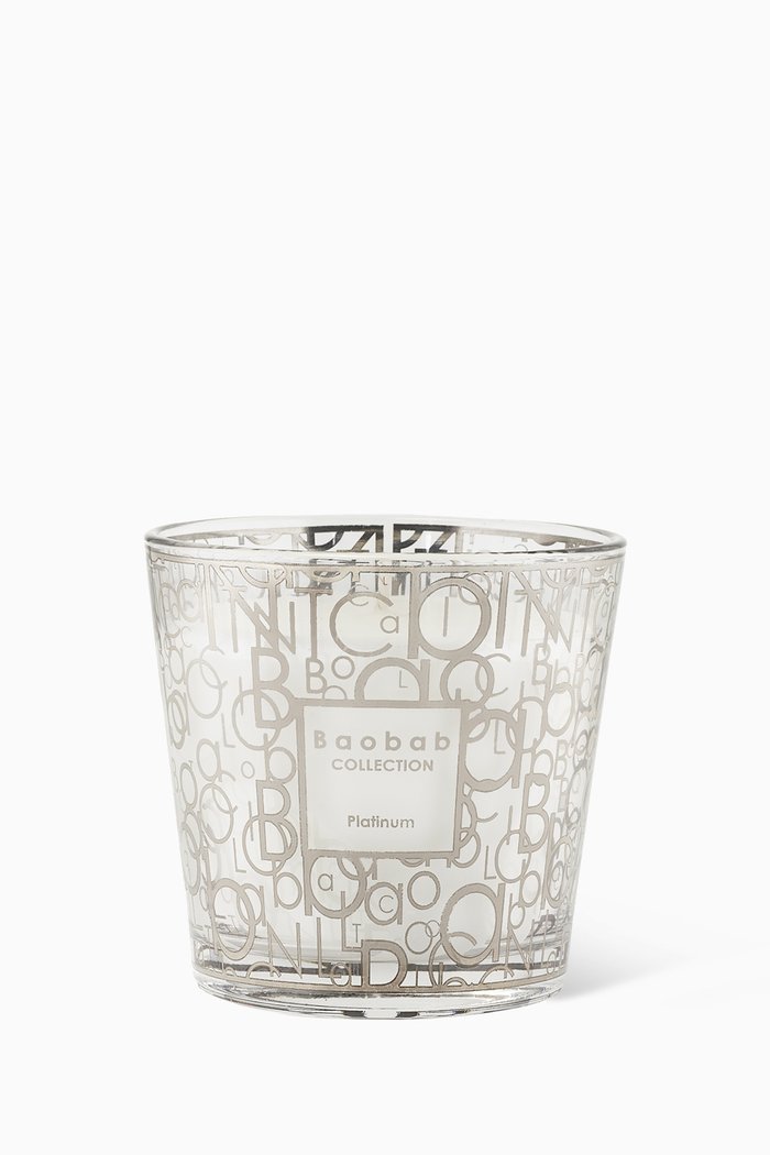 

My First Baobab Platinum Candle, 190g, Colourless