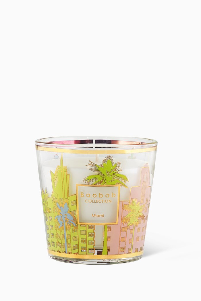 My First Baobab Miami Candle, 190g, Colourless