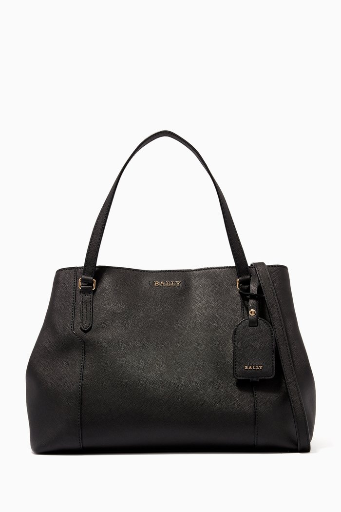 

Seraphine Tote Bag in Leather, Black