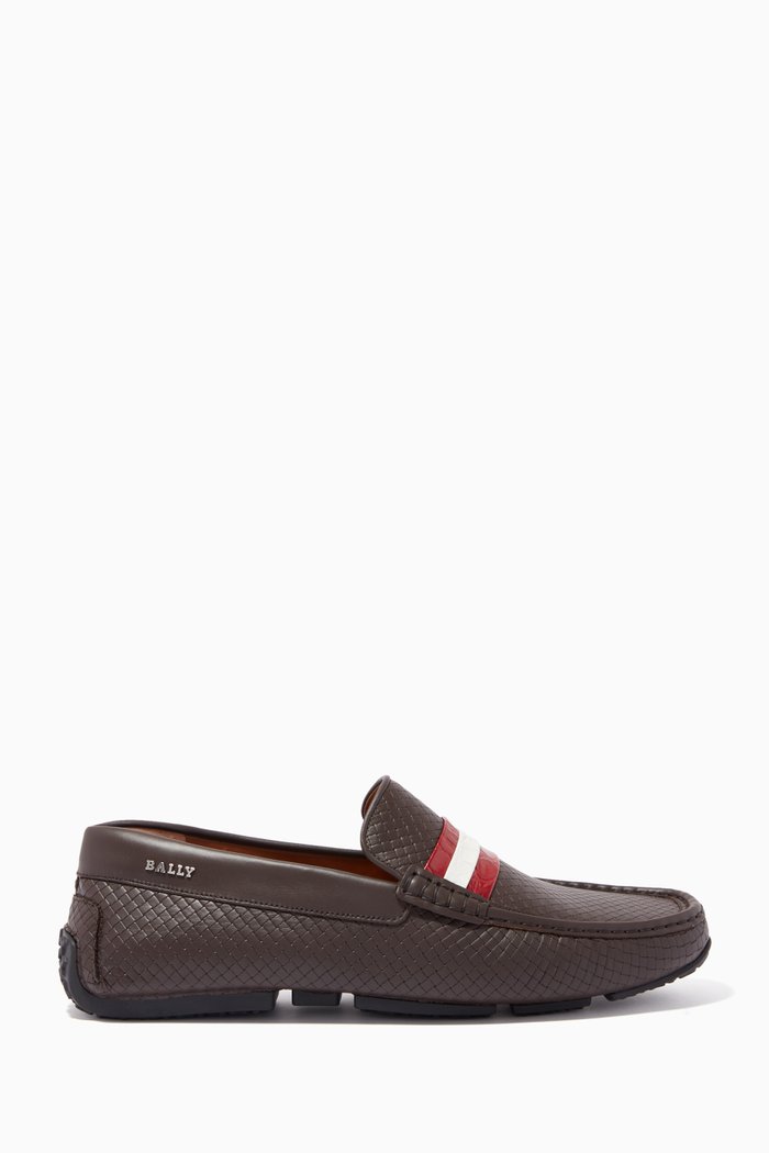 

Pacos Driver Shoes in Leather, Brown