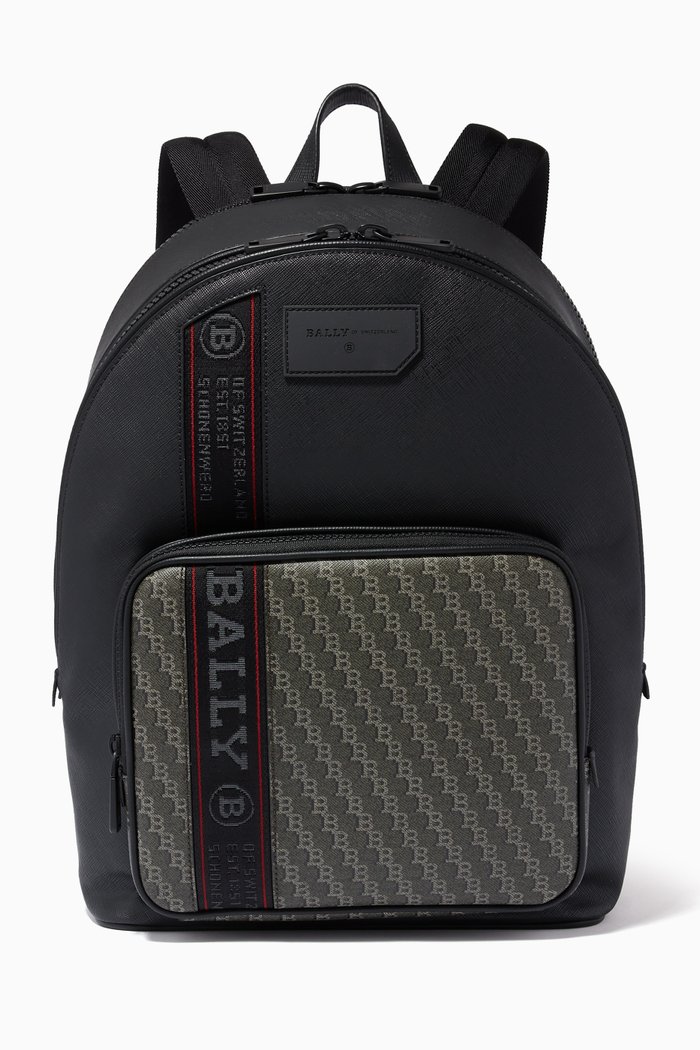 

Sarkis Backpack in Coated Canvas, Black