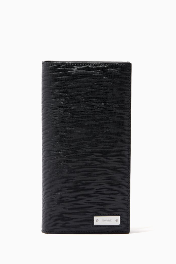 

Baliro Continental Wallet in Leather, Black