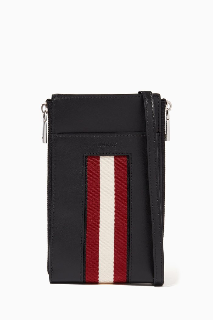 

Belet Phone Wallet in Leather, Black