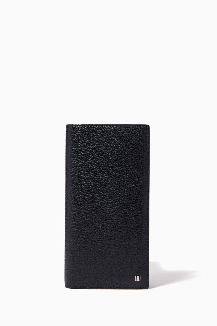 

Galiro Continental Wallet in Leather, Black