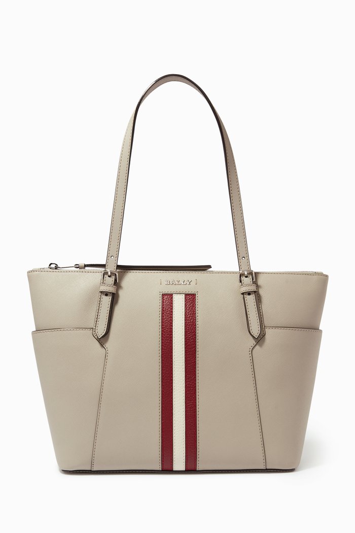 

Samirah Tote Bag in Leather, Neutral